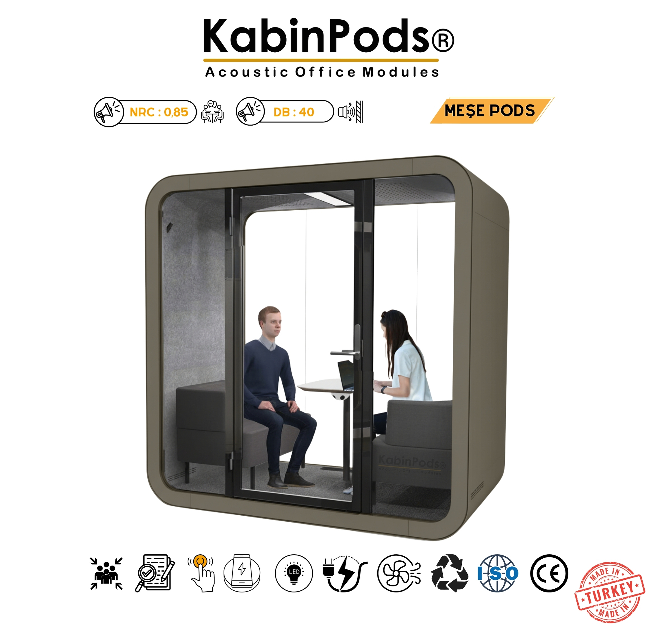 Ofis Kabini - Toplantı Kabini Ürün Görseli